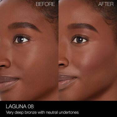 NARS_SP23_LagunaCollection_PDPCrop_OnModel_BeforeAfter_LagunaBronzingPowder_Laguna08, NARS Bronzer