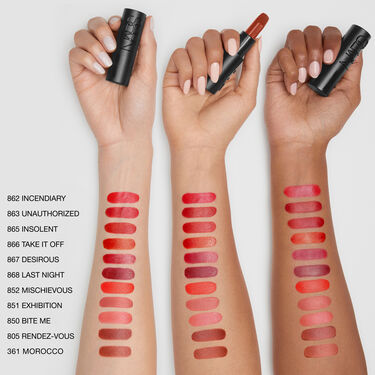 Explicit Lipstick, NARS Exclusions
