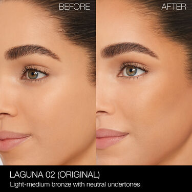 NARS_SP23_LagunaCollection_PDPCrop_OnModel_BeforeAfter_LagunaBronzingPowder_Laguna02, Nars Travel Size
