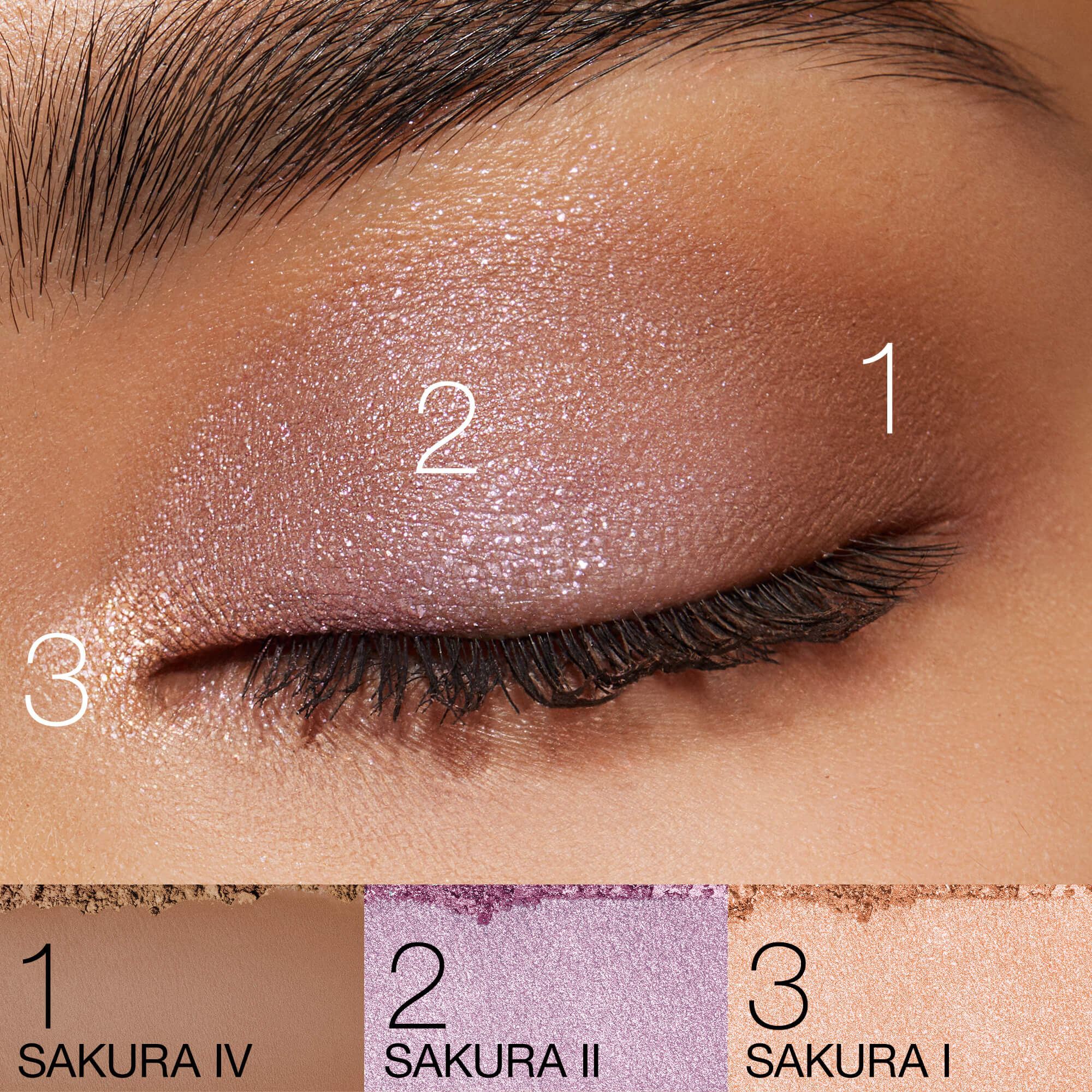 NARS SAKURA アイシャドウパレット サクラ Sakura Butterfly Quad Eyeshadow Palette | NARS