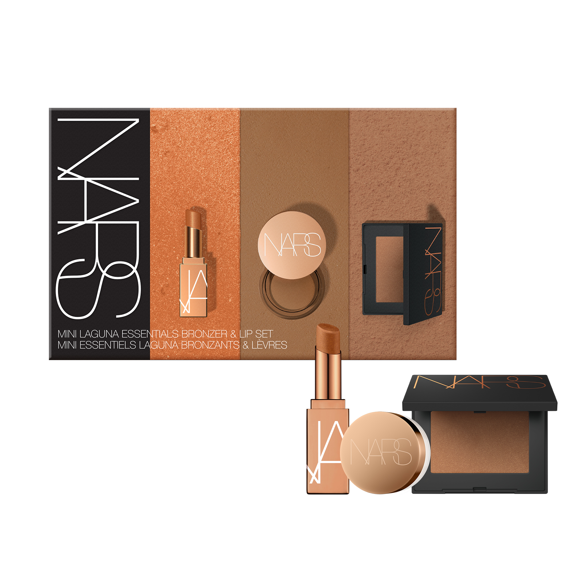 MINI LAGUNA ESSENTIALS BRONZER & LIP SET , NARS Sets