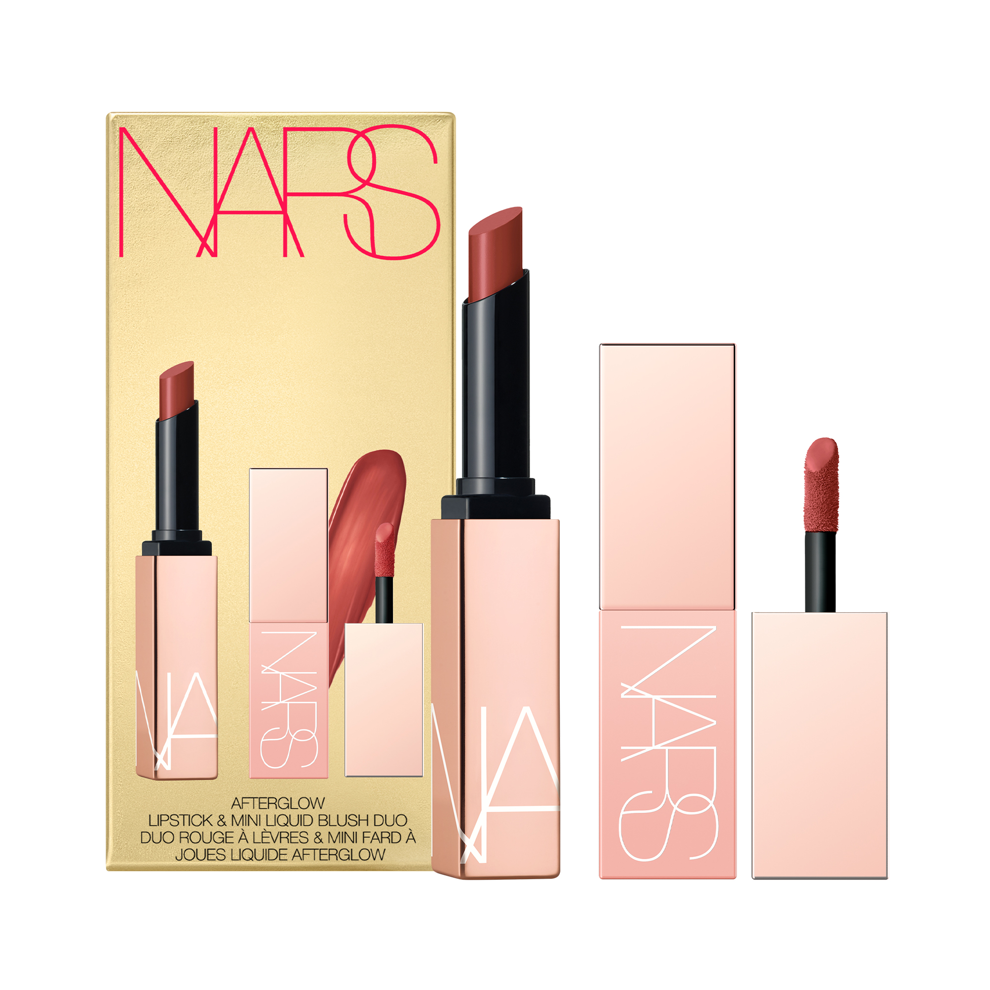 Afterglow Lipstick & Mini Liquid Blush Duo, NARS Sets