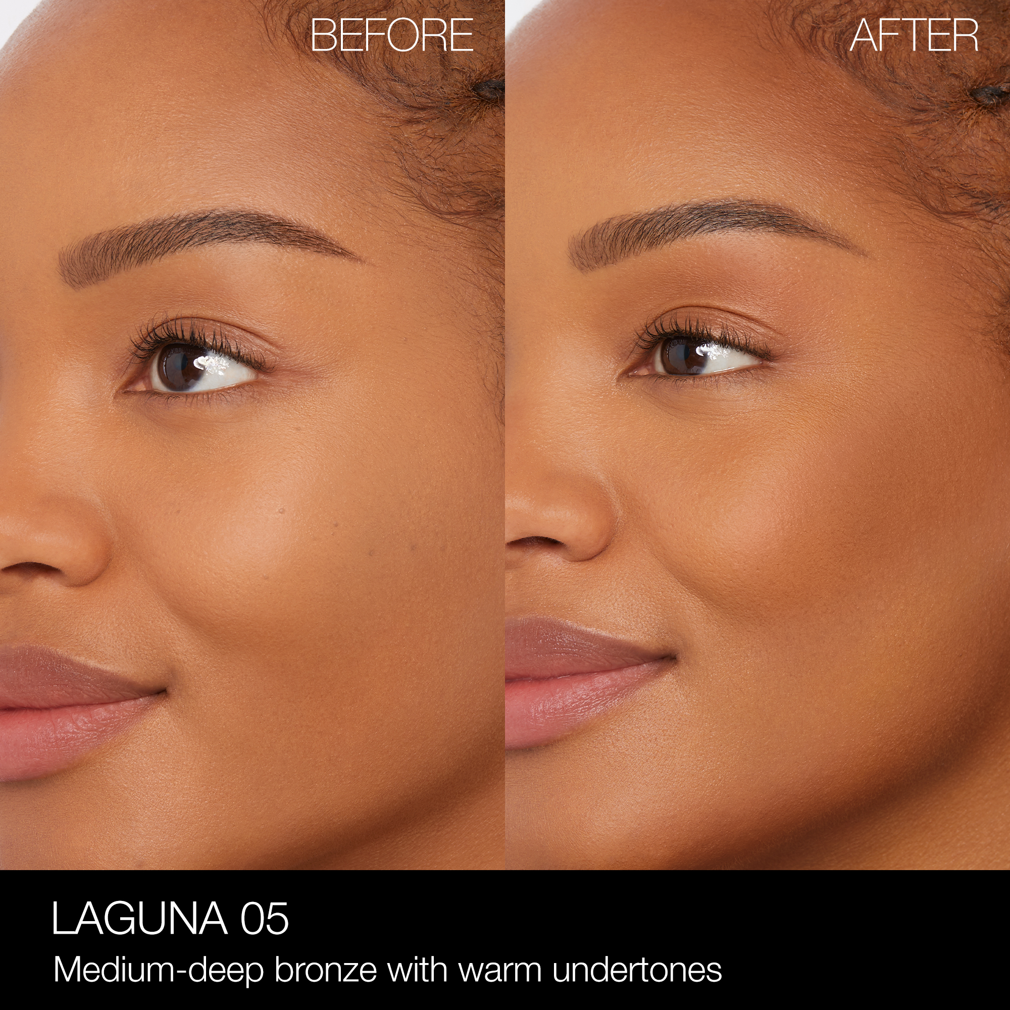 NARS_SP23_LagunaCollection_PDPCrop_OnModel_BeforeAfter_LagunaBronzingPowder_Laguna05, Nars Bronzer